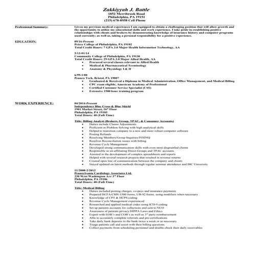 Resume revised (2016)