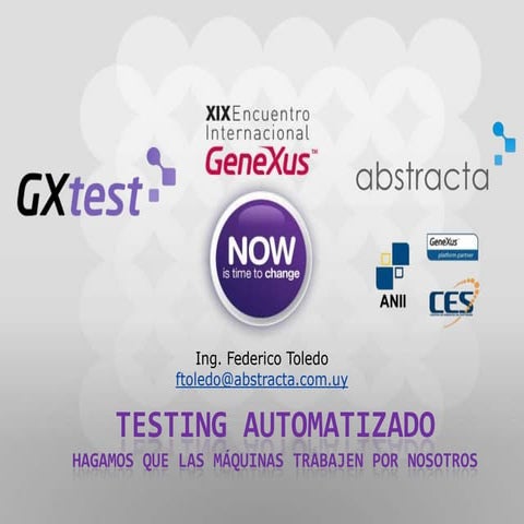 065 Testing Automatizado Hagamos Que Las Maquinas  Trabajen Por Nosotros