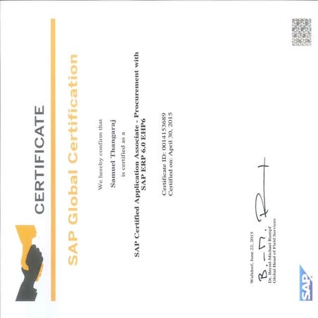Abab certificate | PDF