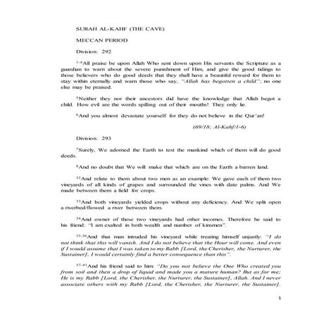 069  surah al-kahf (the cave)