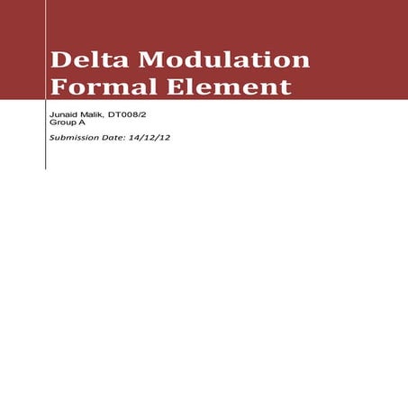 Junaid Malik - Formal Element