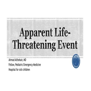Apparent Life-Threatening Events