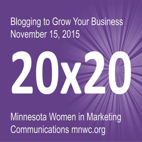 Sara Kerr MWMC.org 20x20