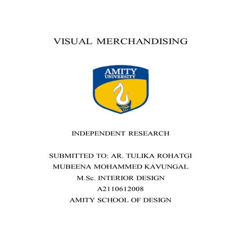 Visual Merchandising