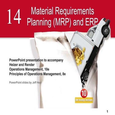 MRP and ERP