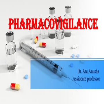 Pharmacovigilance - Clinical Pharmacy 6th Chapter