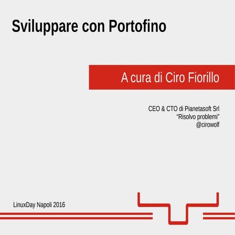 Sviluppare con Portofino | ODP