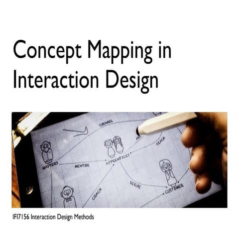 Concept Mapping in Interaction Design