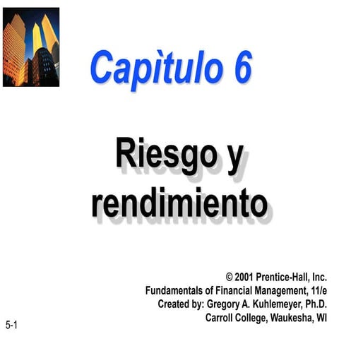 analisis de riesgo y rendimiento en negocios