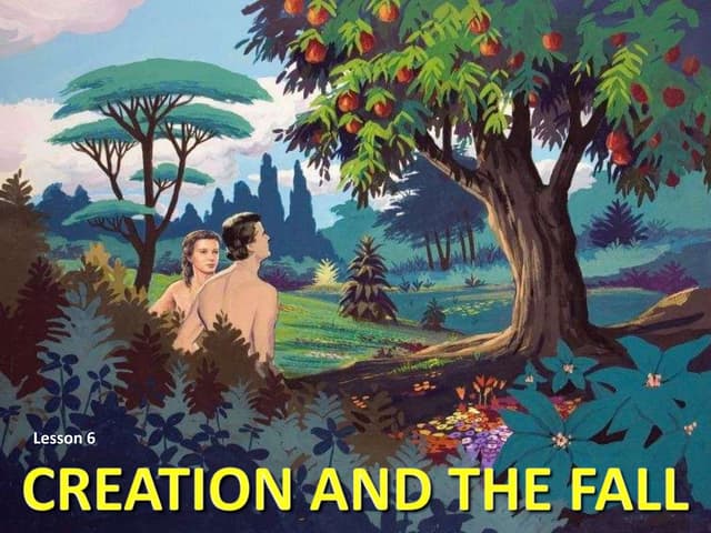 The story of ADAM AND EVE, “The first sin” | PPTX