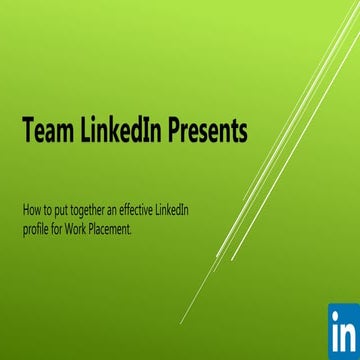 LinkedIn Presentation (Final)