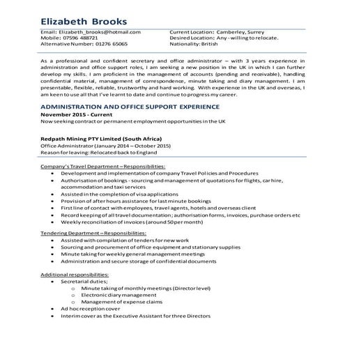 CV IN ENGLISH | DOCX