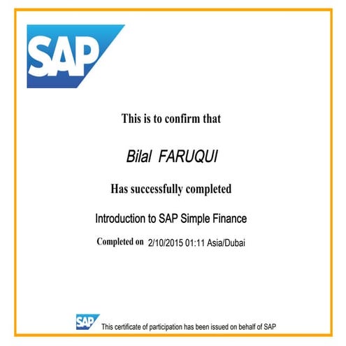 SAP Simple Finance