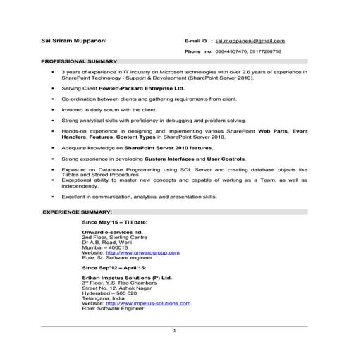 Sai_Sharepoint Consultant_New