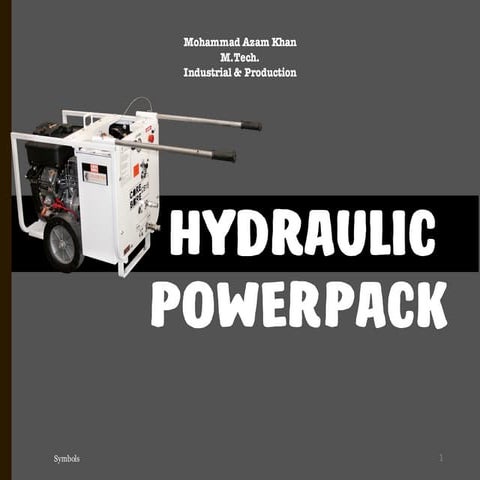 Hydraulic Power Pack and Hydraulic Symbols