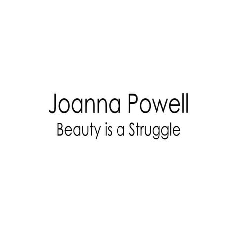 2015 NCECA Emerging Artist - Joanna Powell 