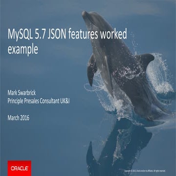 MySQL Manchester TT - JSON Example