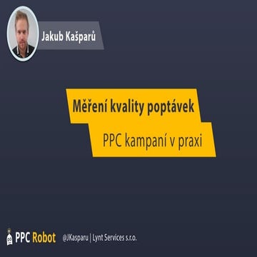 Optimalizace lead kampaní na základě kvality leadů a reálných prodejů