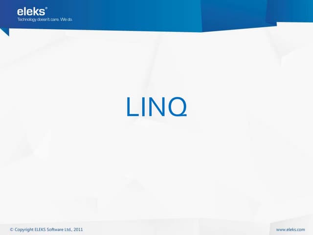 06 LINQ