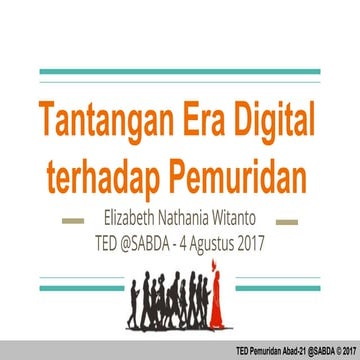 Tantangan Era Digital terhadap Pemuridan (Elizabeth Nathania W.)