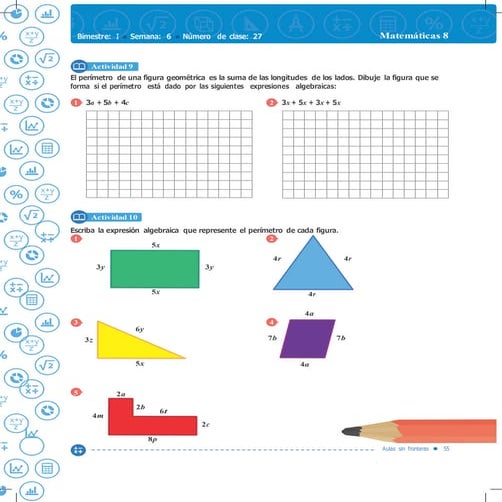 Hoja De Trabajo Con Respuestas Para Traducir Expresiones Algebraicas