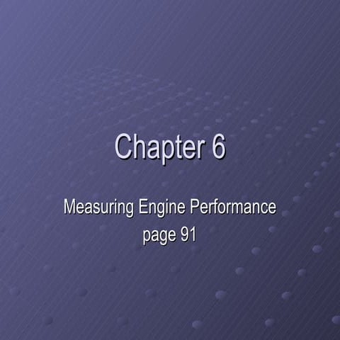 Measuring performance