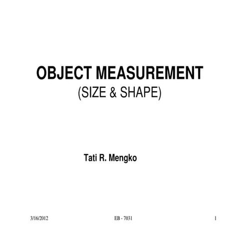 06 object measurement