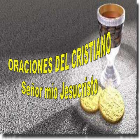 SEÑOR MÍO JESUCRISTO