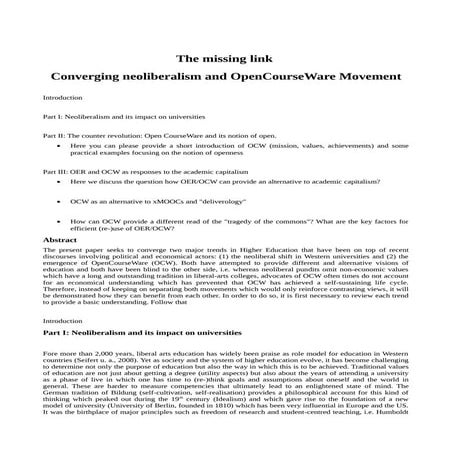 Integrating OER in formal education, OCWC Global 2014, Ljubljana