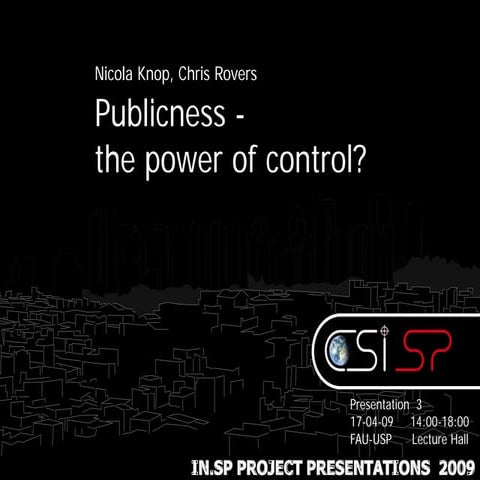 Publicness   The Power Of Control by Chris Rovers, Nicola Knop (17 Apr 2009)