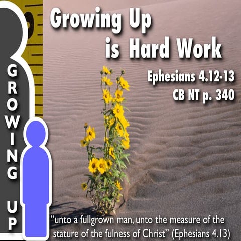 Growing Up is Hard Work | PDF