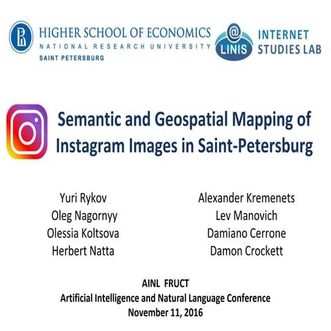 AINL 2016: Rykov, Nagornyy, Koltsova, Natta, Kremenets, Manovich, Cerrone, Cr...