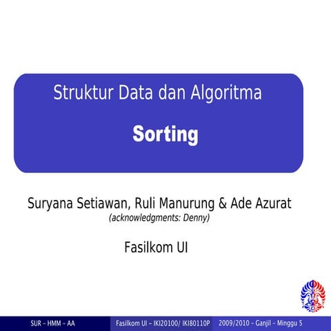 06 sorting | PPT