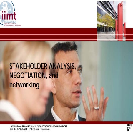 Comprehensive Guide to Stakeholder Analysis, Negotiation, and ...