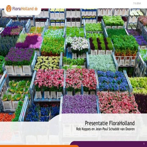 Marketing & Supply Chain FloraHolland for HvA