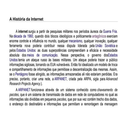 07 08 - A historia da Internet