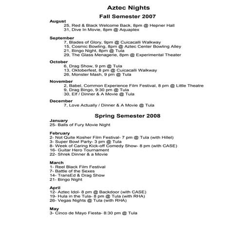 07 08 year program list