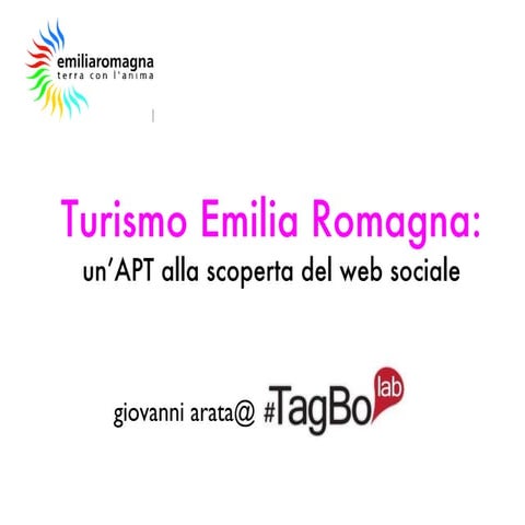 Turismo Emilia Romagna: un'APT alla scoperta del web sociale