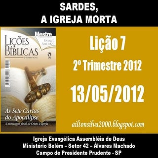 07 - Sardes, a igreja morta