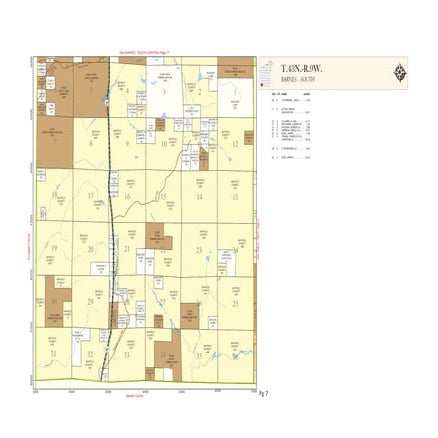 Page 7 of the Bayfield County Plat Book