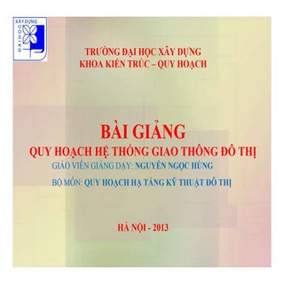 07.quy hoach giao thong do thi