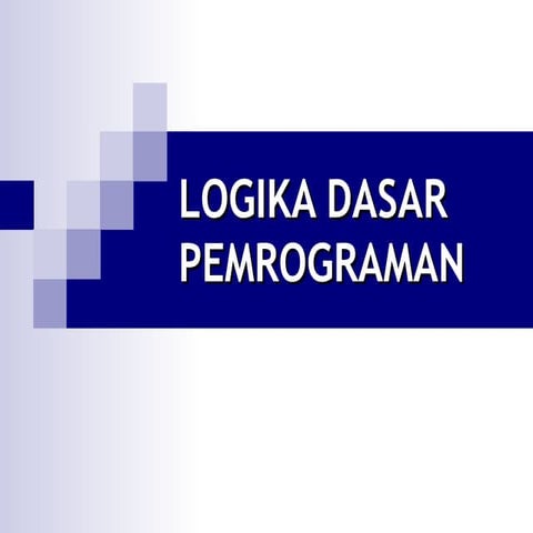 Struktur Dasar Algoritma | PPT