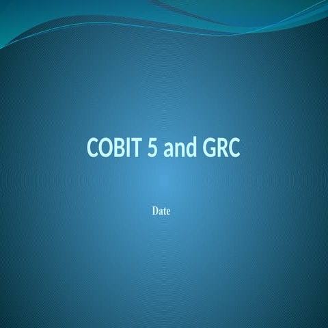 Introduction for COBIT 5 and GRC studying