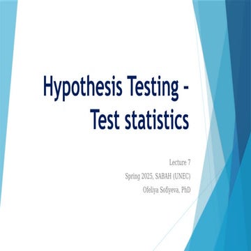 Hypothesis Testing - Test Statistics (2025 spring).pptx