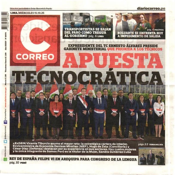 07. CORREO diario peruano en una edición