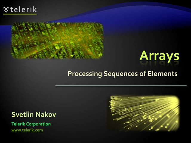 07 Arrays