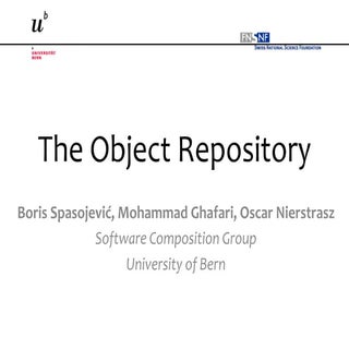 The Object Repository - Pulling Obj...