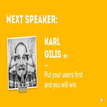 Conversion Hotel 2018 Keynote: Karl Gilis