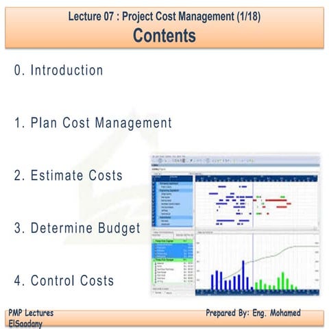PMP Preparation - 07 Cost Management