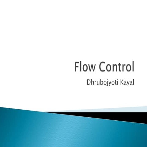 07 flow control | PPT